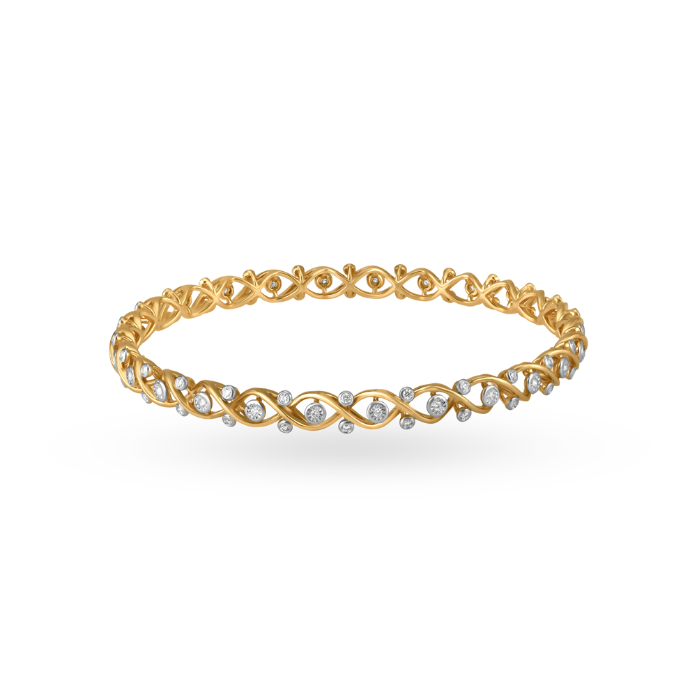 5.20 Round Diamond Tennis Bracelet in 14k Yellow Gold - Filigree Jewelers