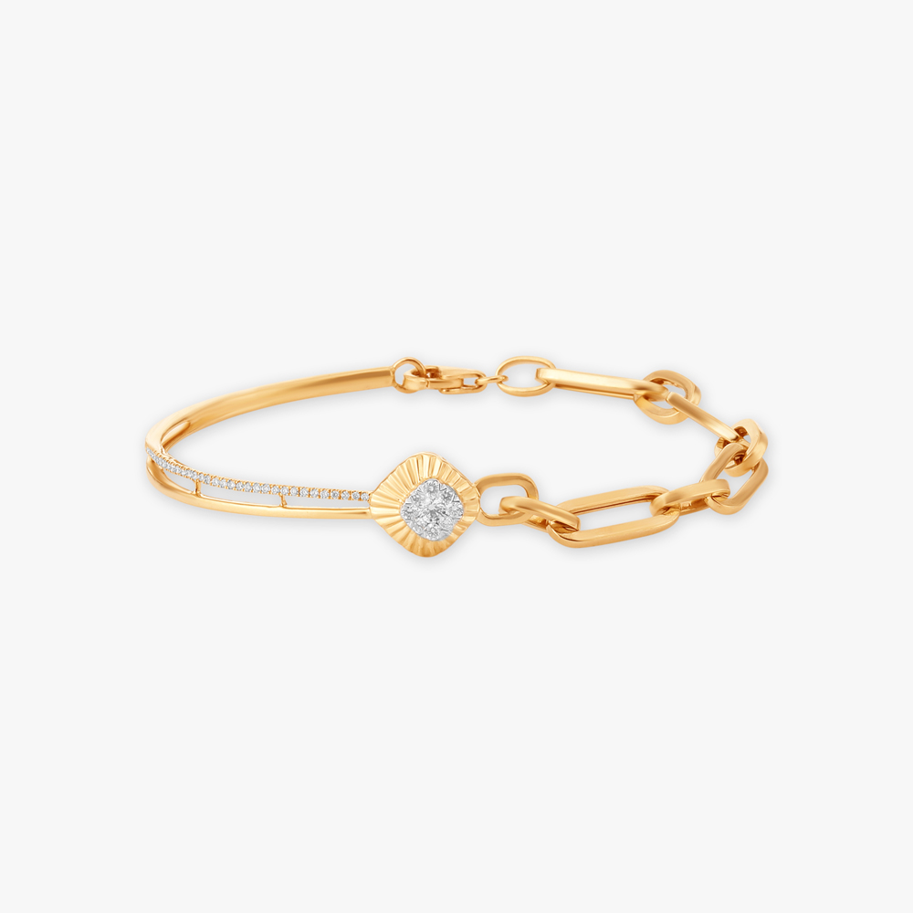 

Golden Gleam Diamond Bracelet