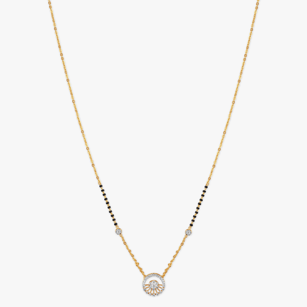 

Graceful Circles Diamond Mangalsutra