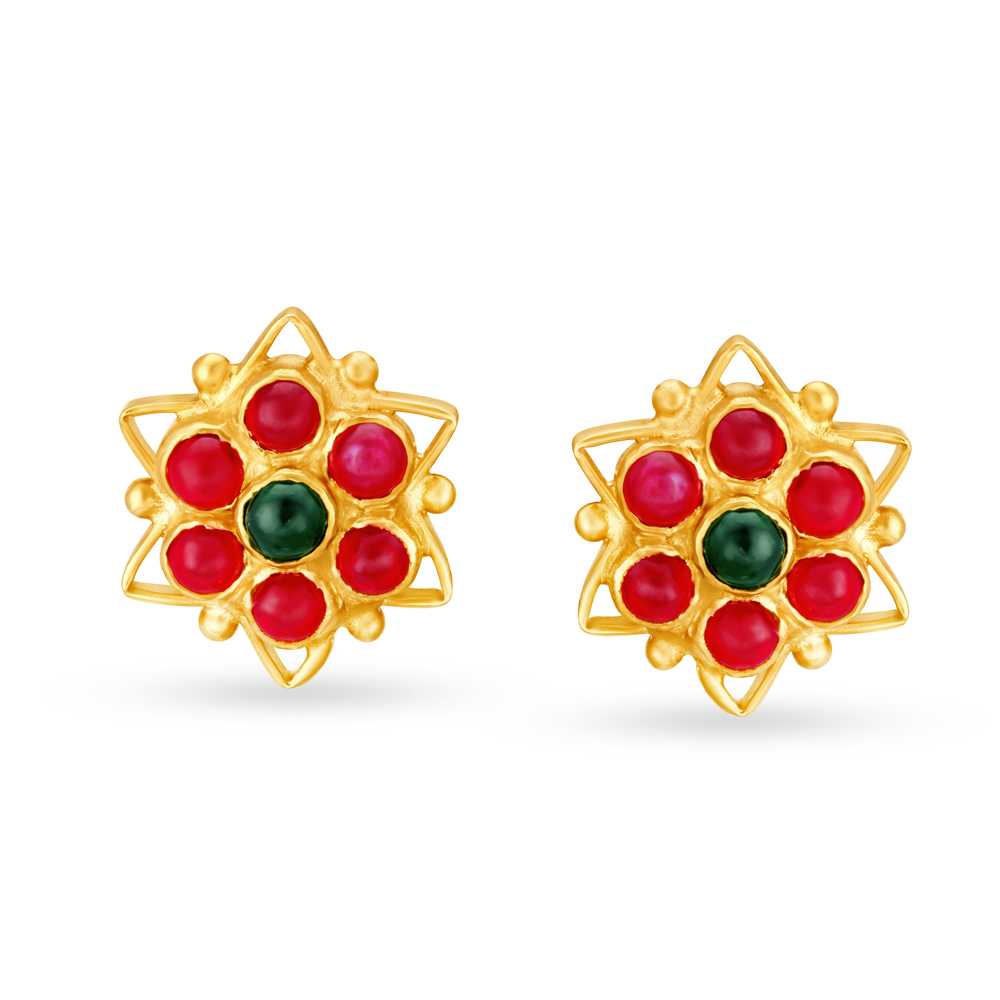 Buy Gold-Toned Earrings for Women by Panash Online | Ajio.com