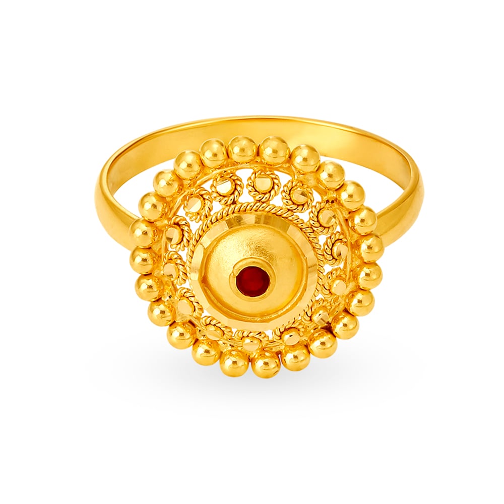 

Sparkling Gold Ring