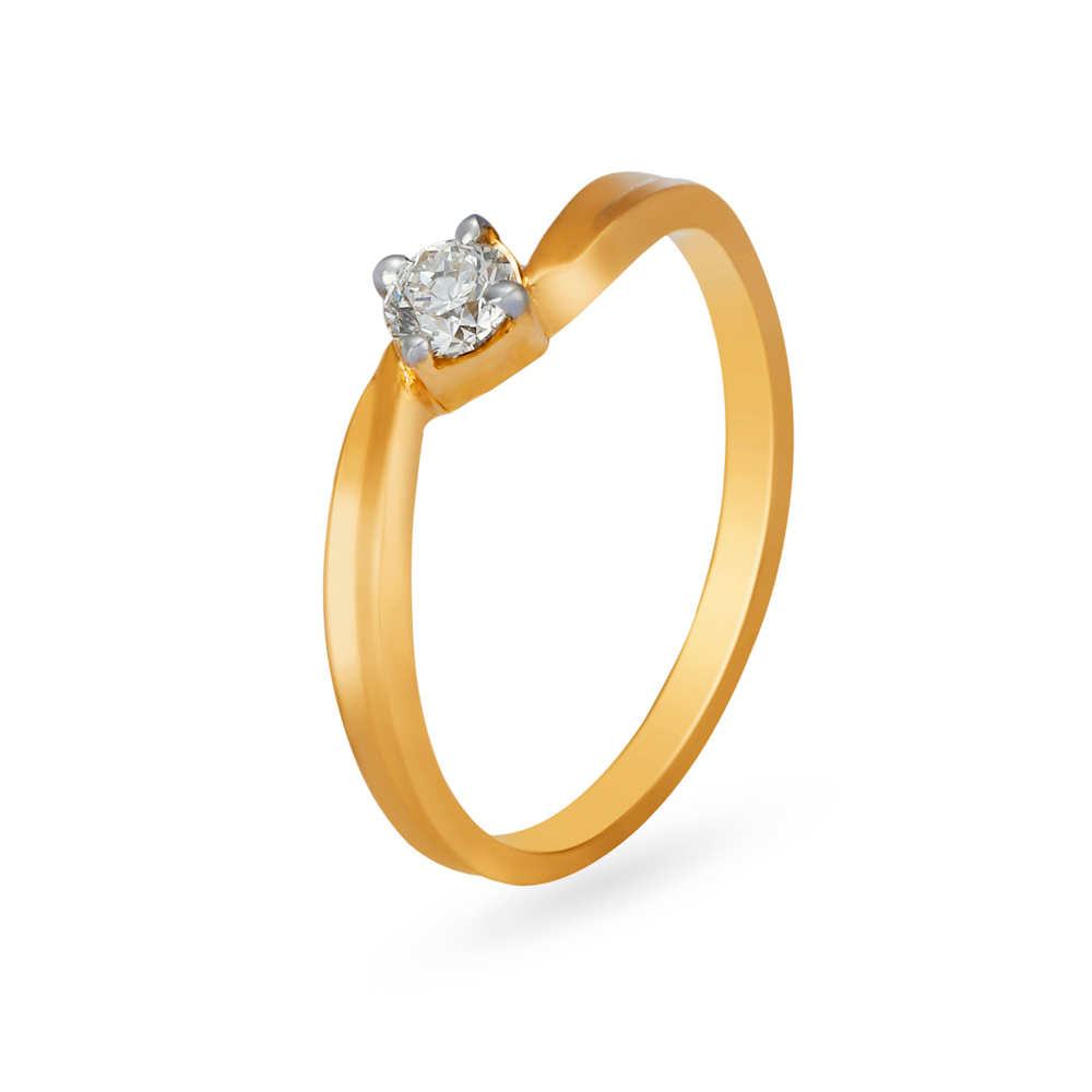 Contemporary Diamond Ring