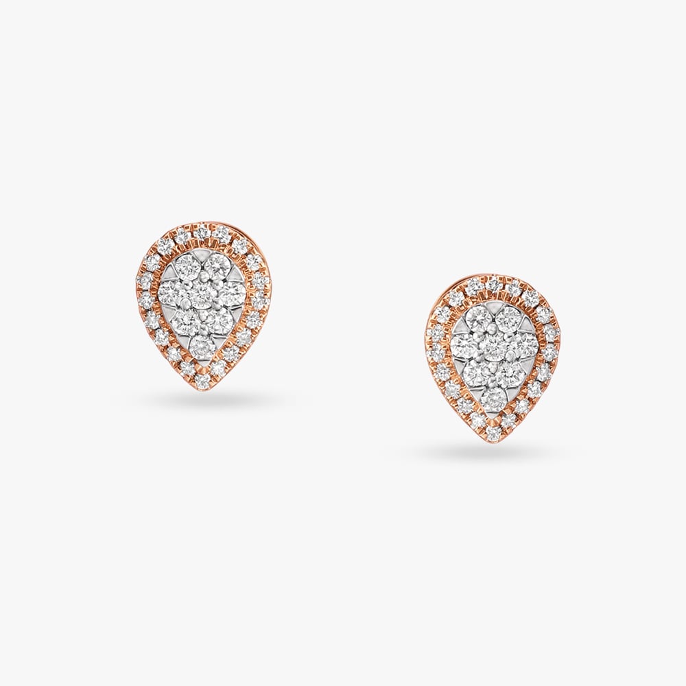 

Dewdrop Diamond Stud Earrings