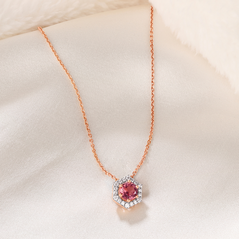 

Blushing Glow Diamond Necklace