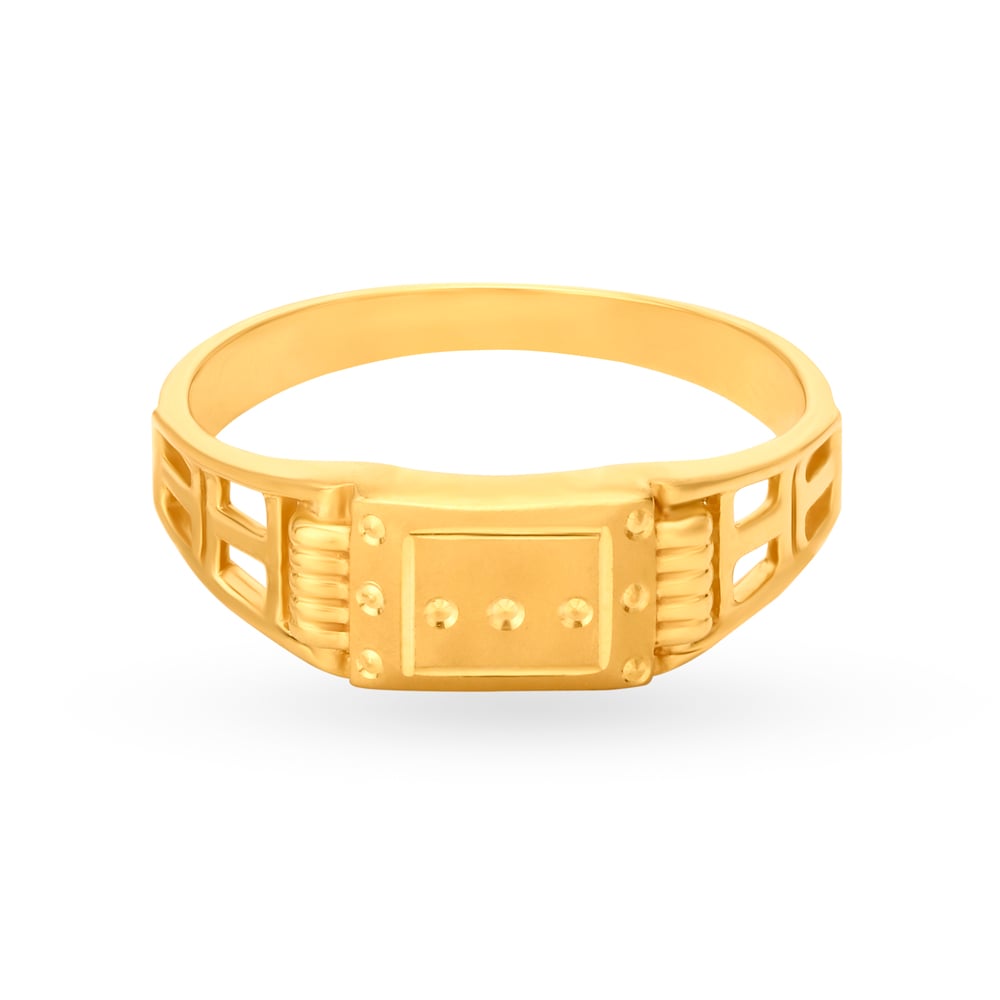 

Sublime 22 Karat Yellow Gold Finger Ring