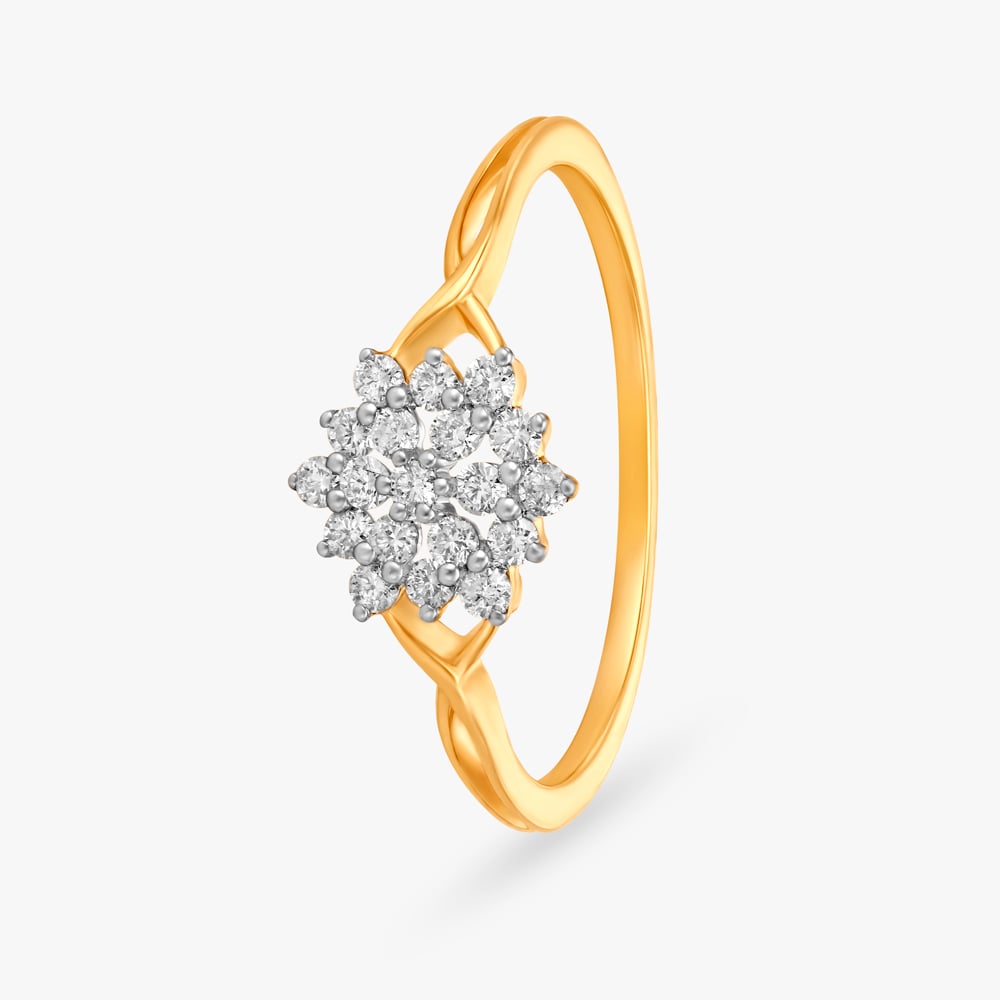 

Starlit Diamond Finger Ring