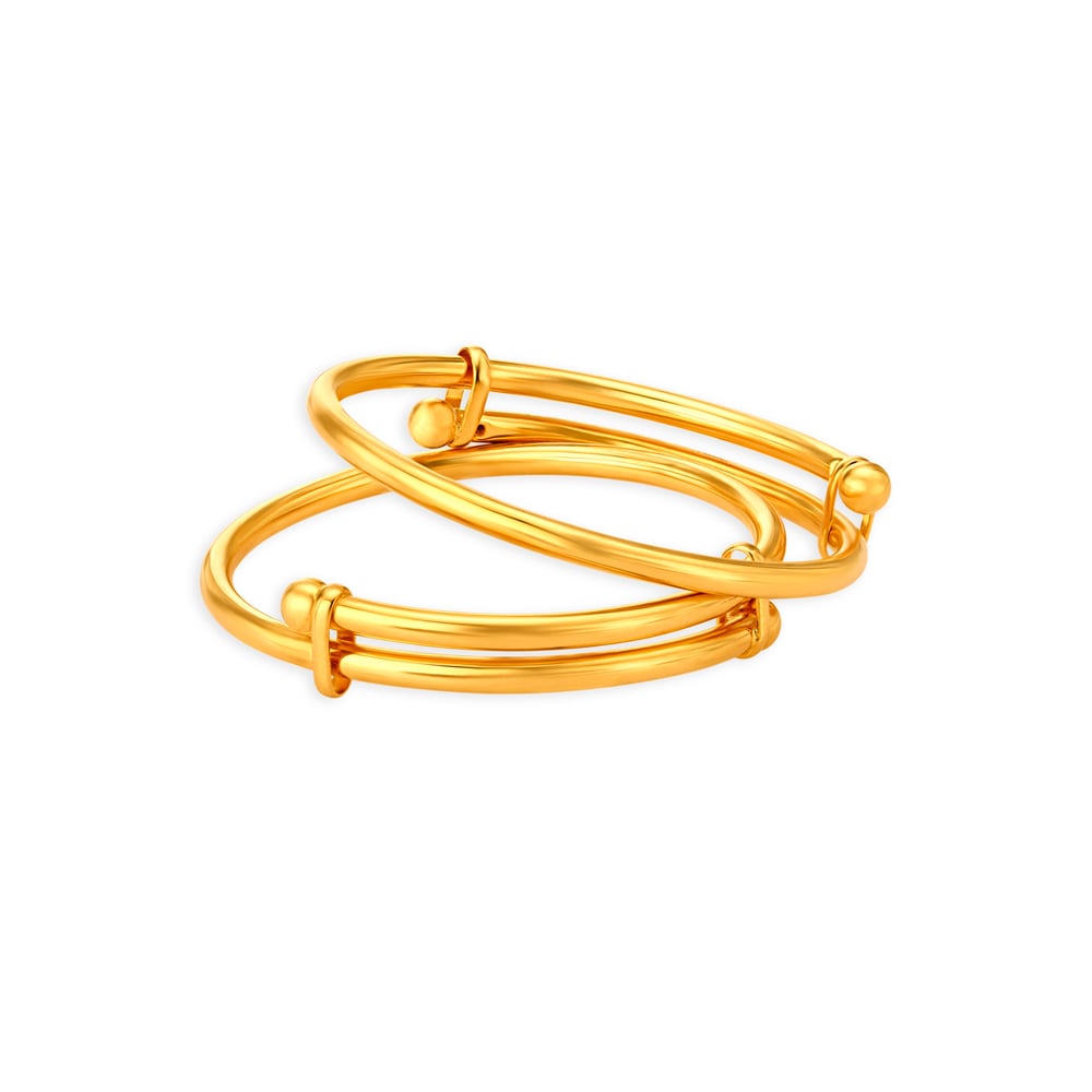 

Dainty Gold Bangles For Kids