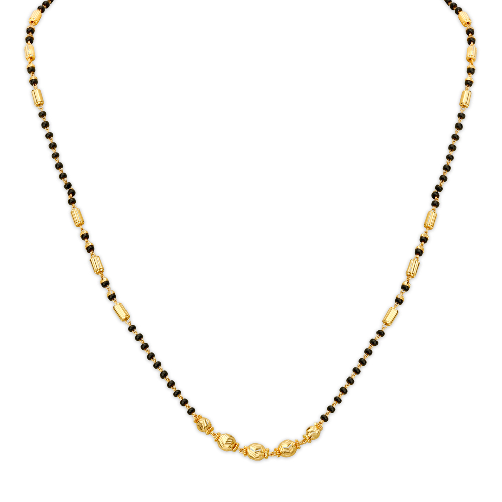 

Carved Beads Mangalsutra