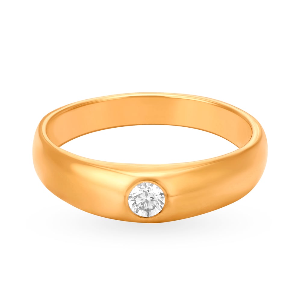 

Timeless 22 Karat Yellow Gold And Diamond Finger Ring