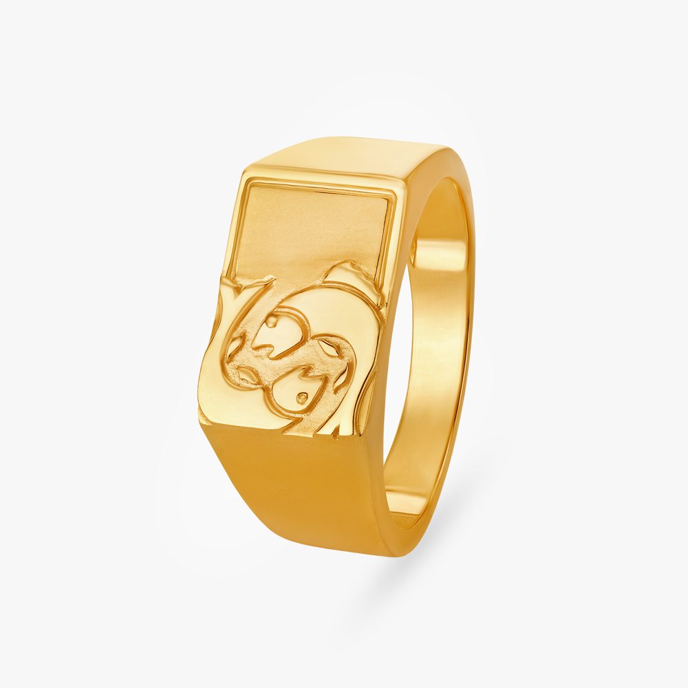 

Bold Pisces Ring