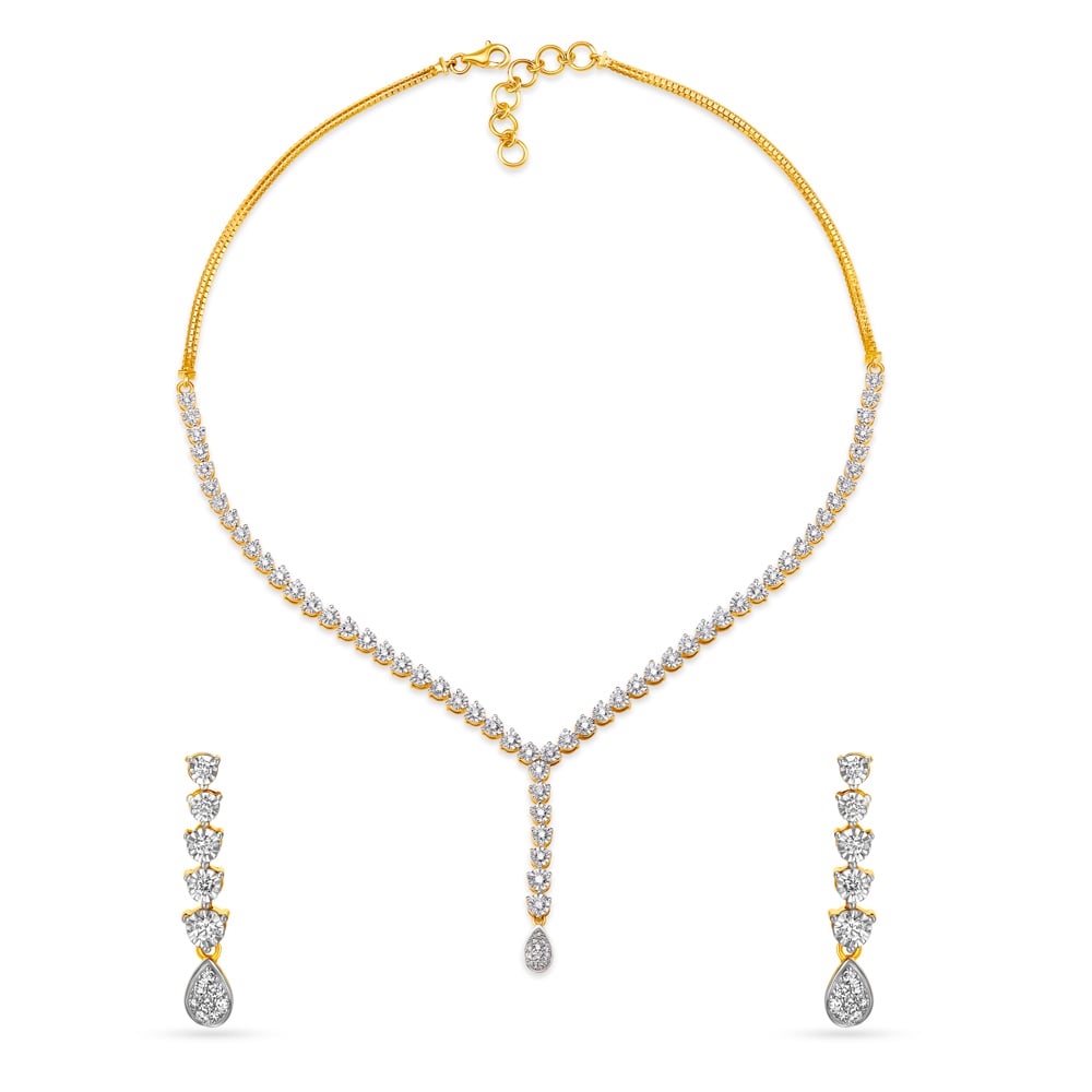 

Timeless Diamond Necklace Set