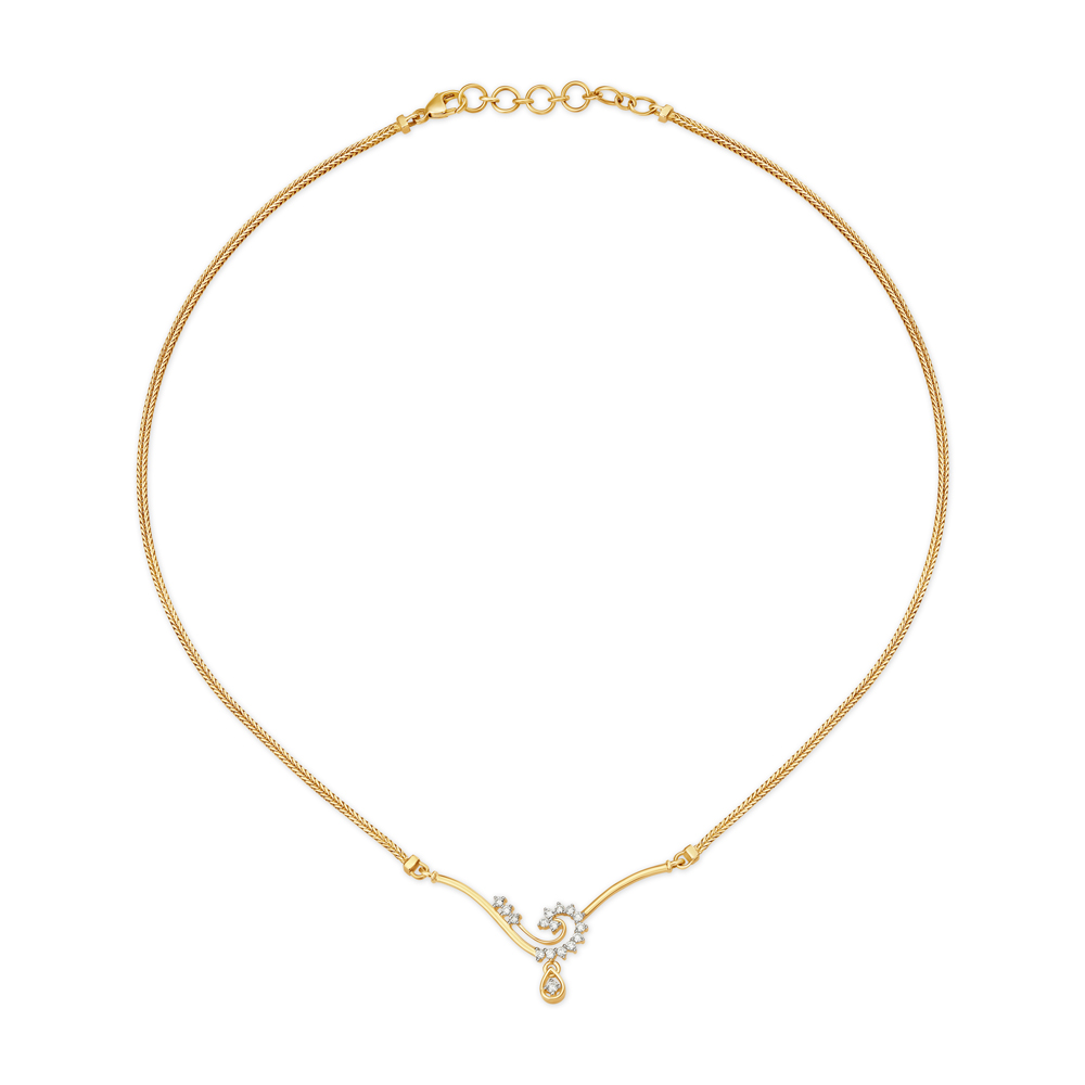 Marvellous Dainty Diamond Necklace