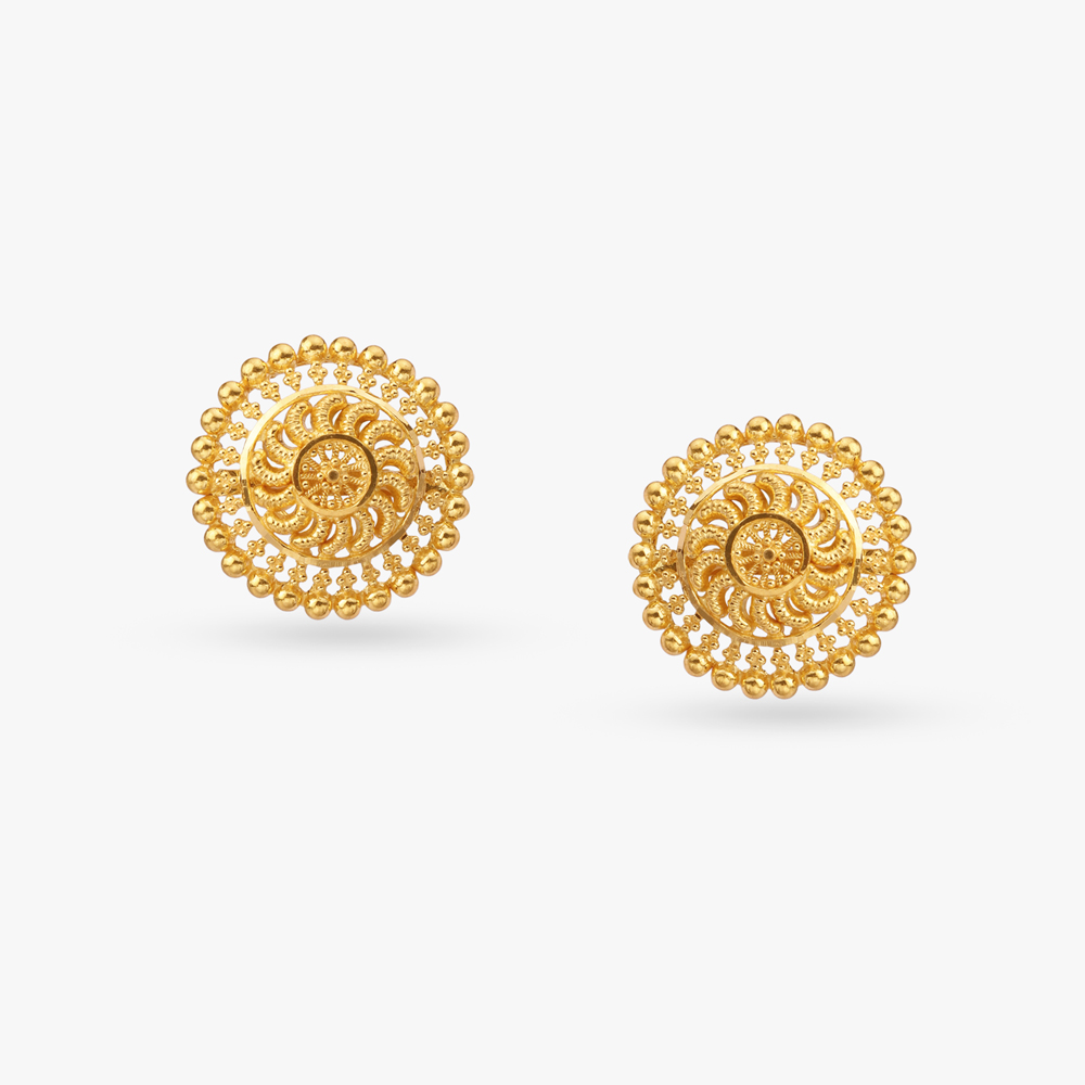 

Mirage Gold Stud Earrings