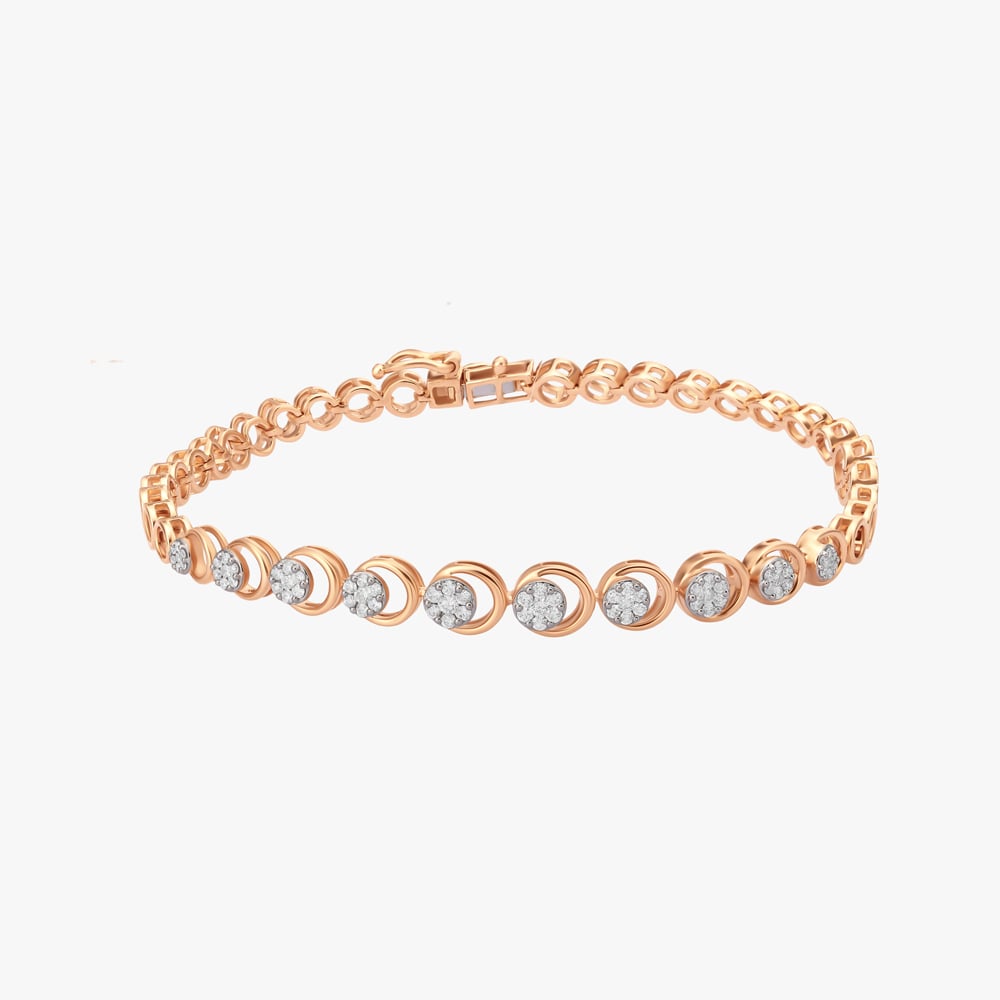 

Celestial Diamond Crescent Bracelet