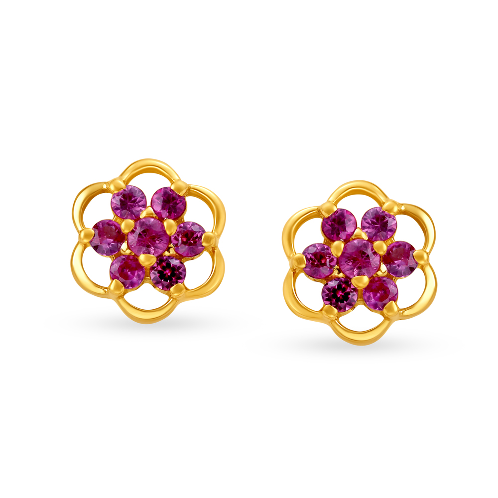 The Mystic Floriated Drop Earrings | BlueStone.com