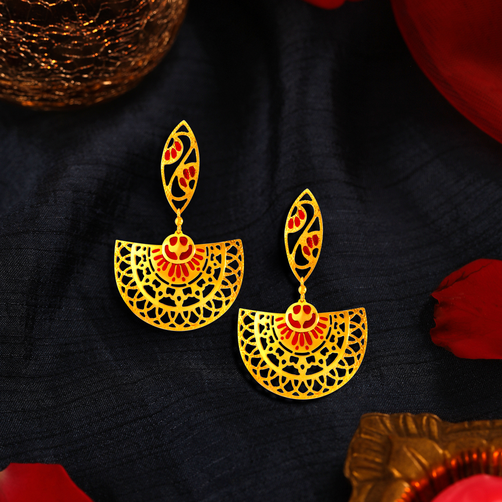 Buy Meenakari earrings online for women and girls at wholesale price