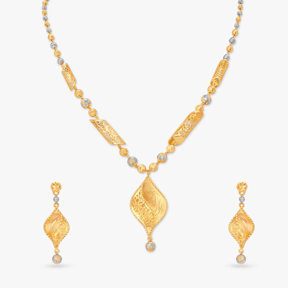 

Meadow Gold Necklace Set