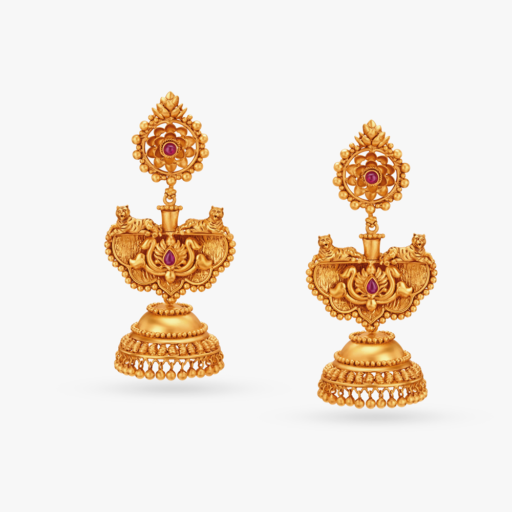 Tanishq jhumka outlet collection