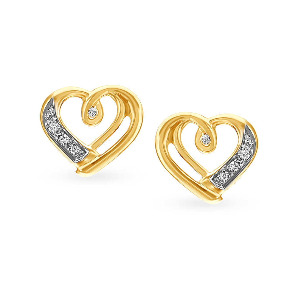 

Timeless Hearts Diamond Stud Earrings