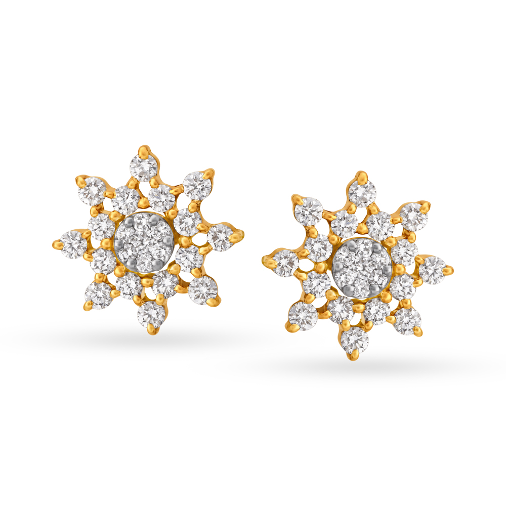 Captivating Diamond Stud Earrings