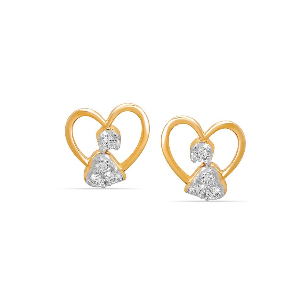 The Ardour Entity Gold Earring by Jewelroof | Gold earrings, Online earrings,  Earrings