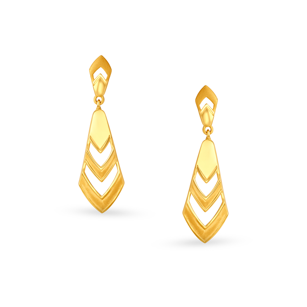 Elegant Geometric Drop Earrings