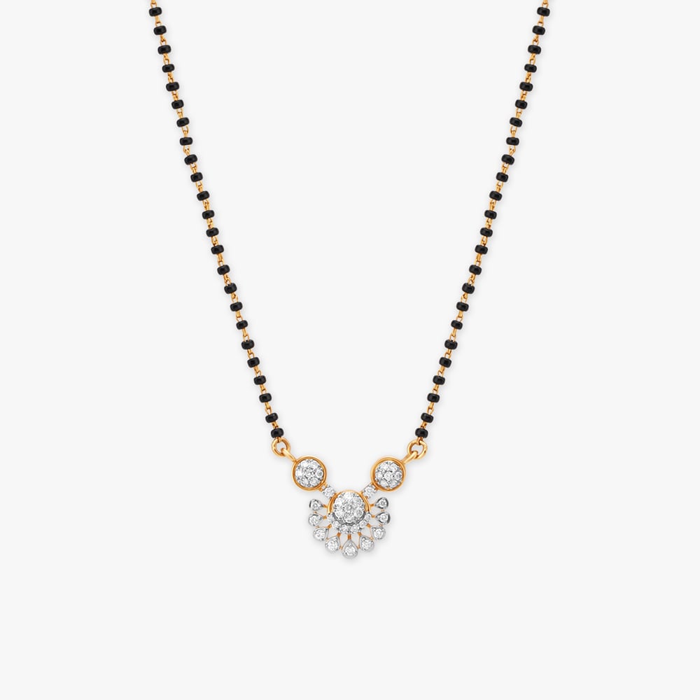 

Luminary Lotus Diamond Mangalsutra