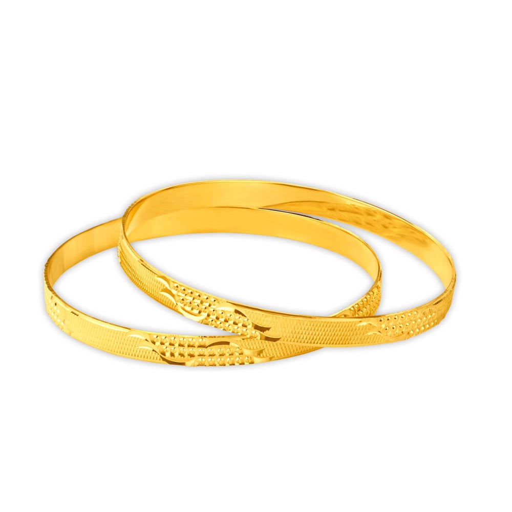 

Graceful Textured Bangle