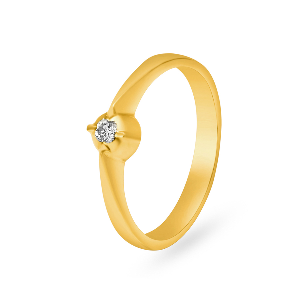 

Refined Classic Diamond Finger Ring