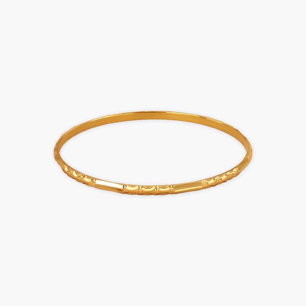 

Gleaming Delight Gold Bangles