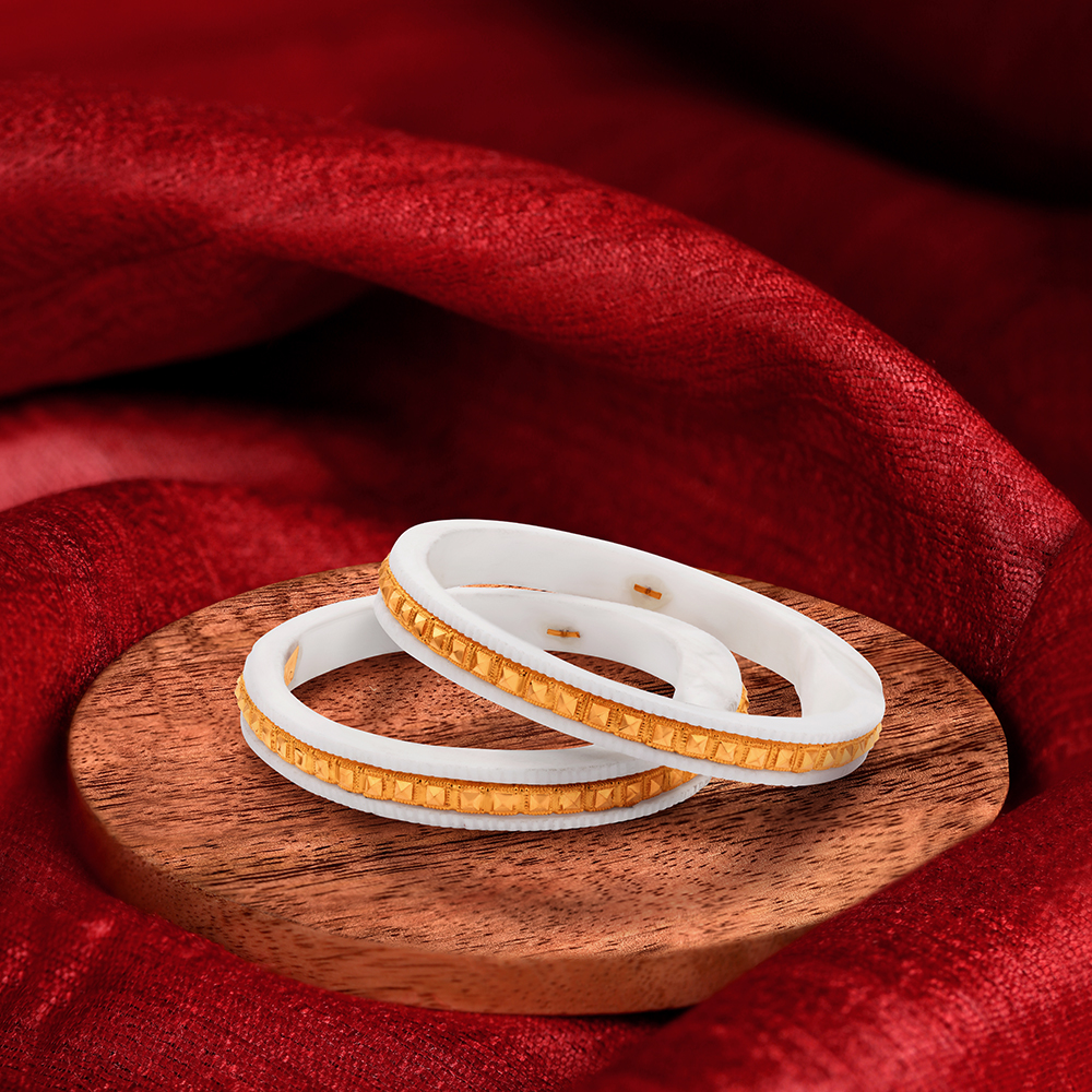 Tanishq sankha deals bangles