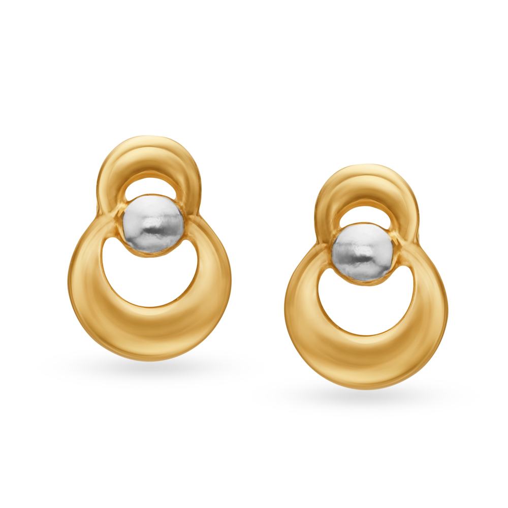 

Casual Gold Stud Earrings