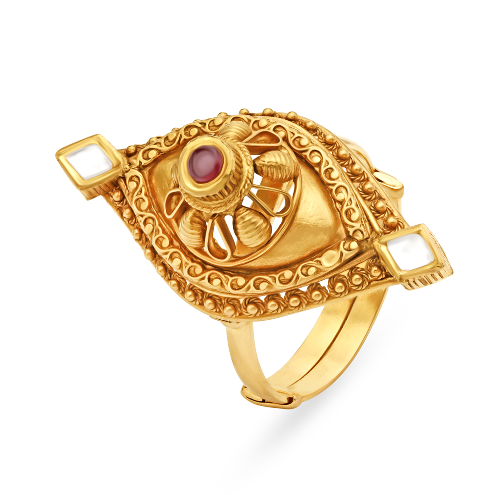 Ladies gold ring hot sale old design