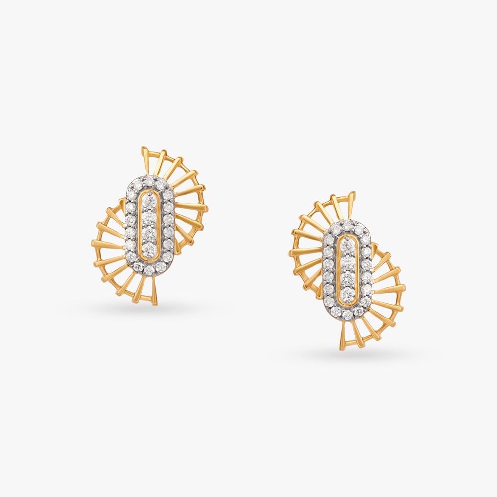 

Dainty Whispers Diamond Stud Earrings