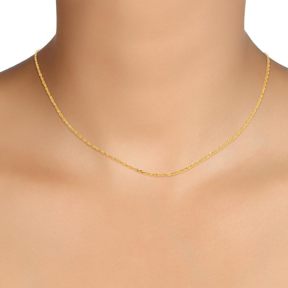 Elegant Yellow Gold Chain for Kids