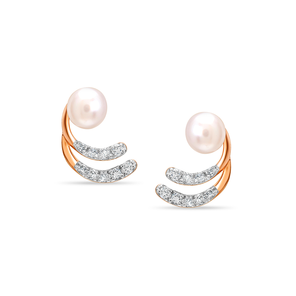 Buy J Pearls Hiya Pearl Earrings - Real Pearl Jewelry Online at Best Price  | Distacart