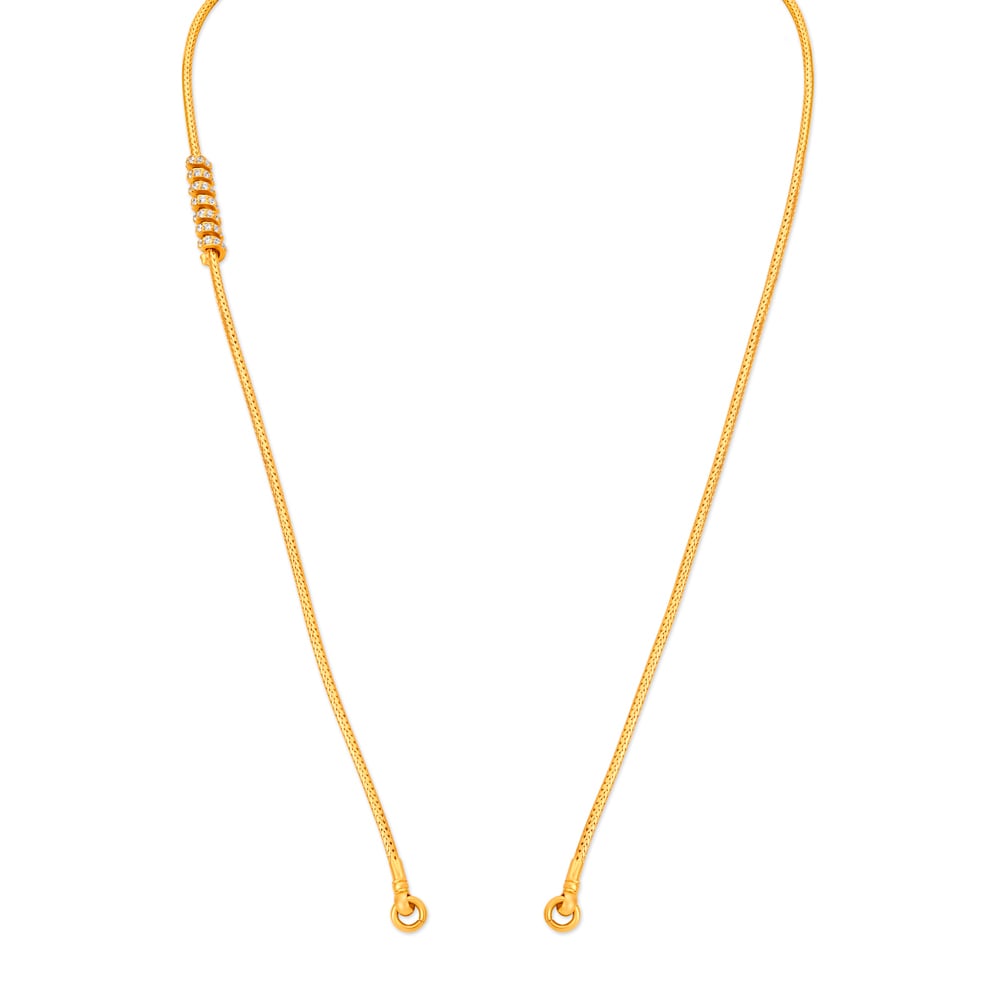 

Stone Studded Enamel Gold Chain