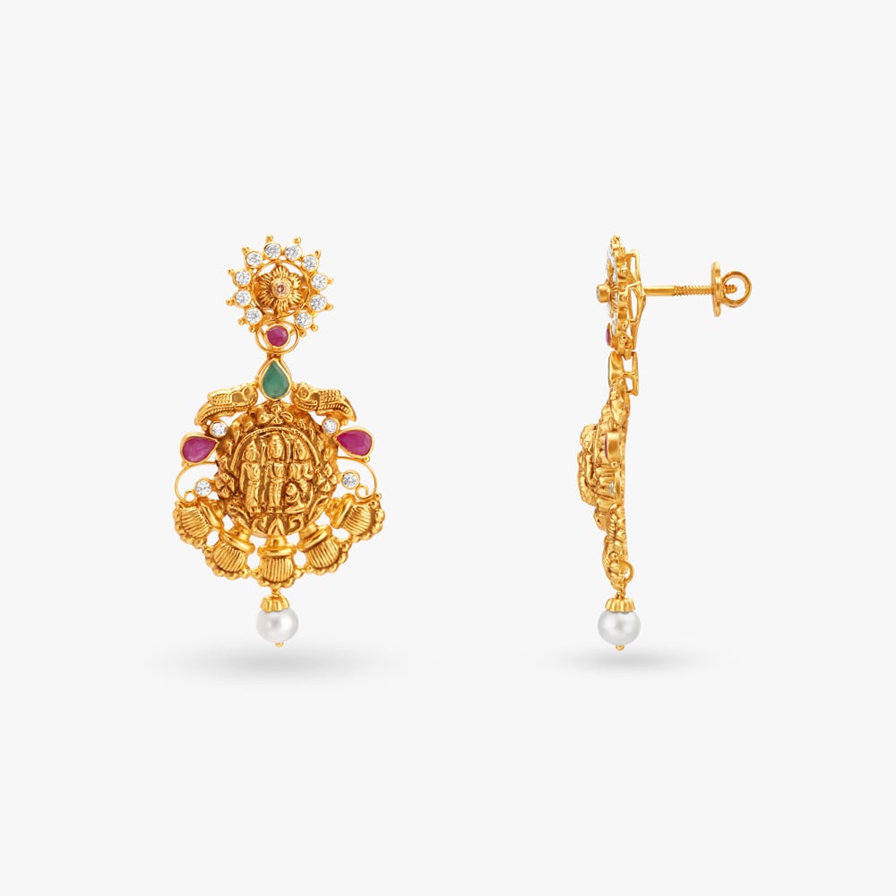 

Divine Gold Drop Earrings