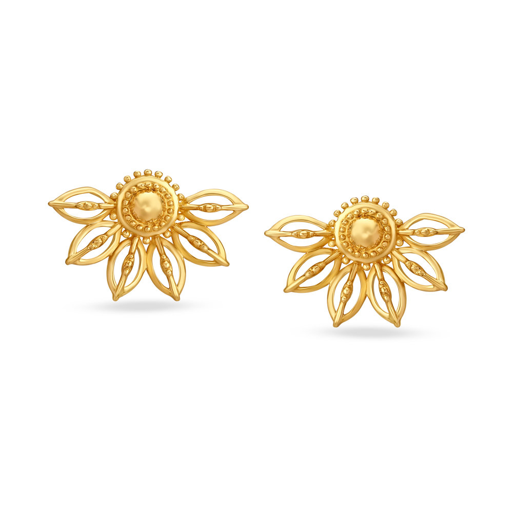 Buy Gold & Diamond Earrings for Men & Women Online | Tanishq