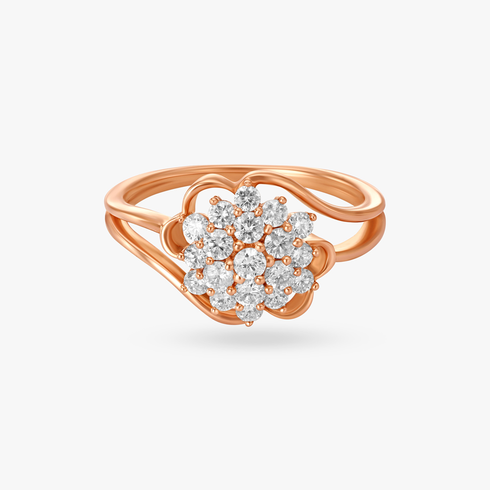 

Floral Fantasy Diamond Finger Ring