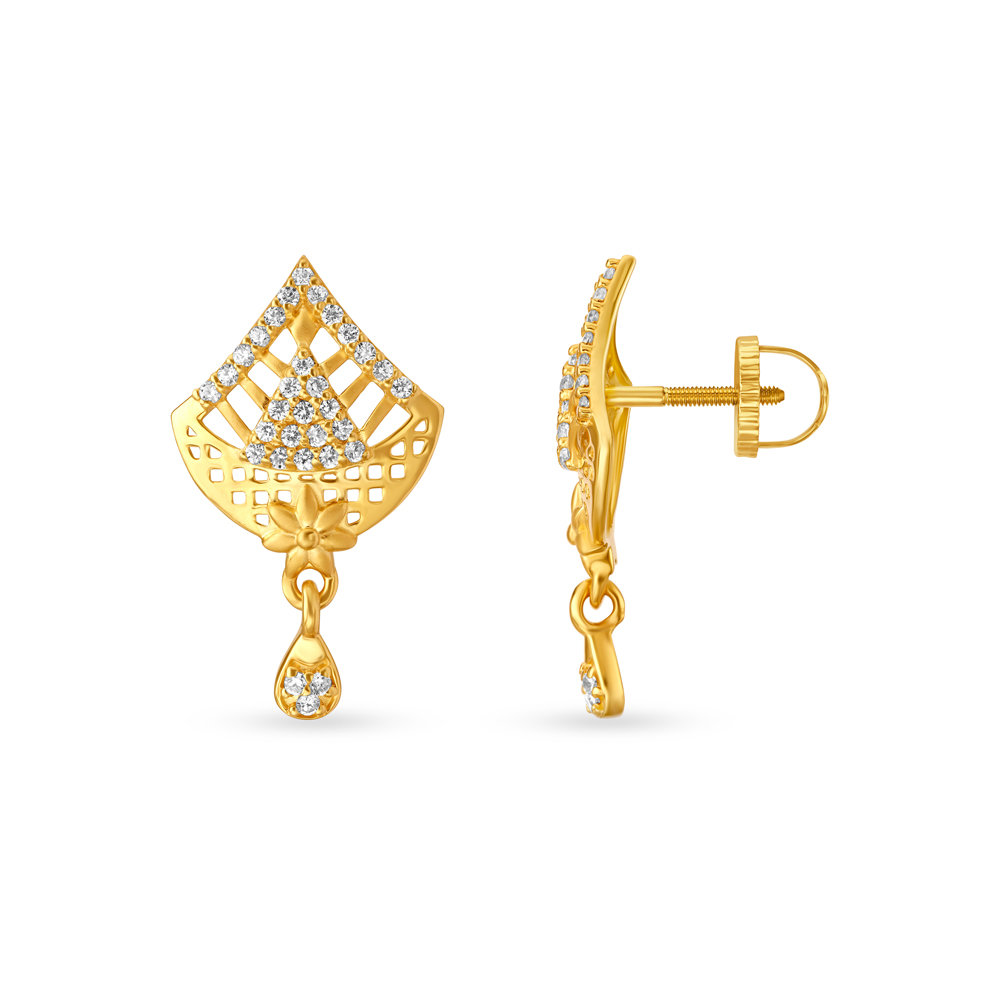 

Sophisticated Gold Drop Earrings