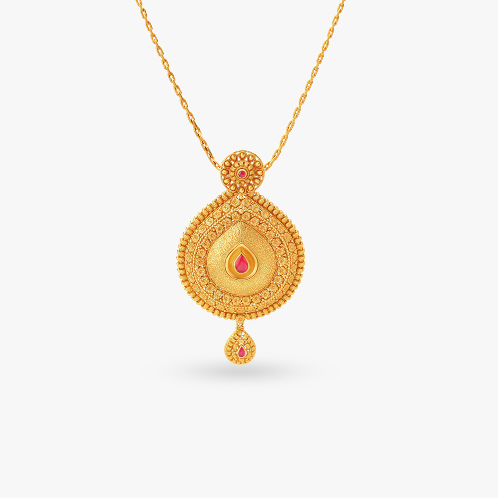 

Opulent Gold Pendant