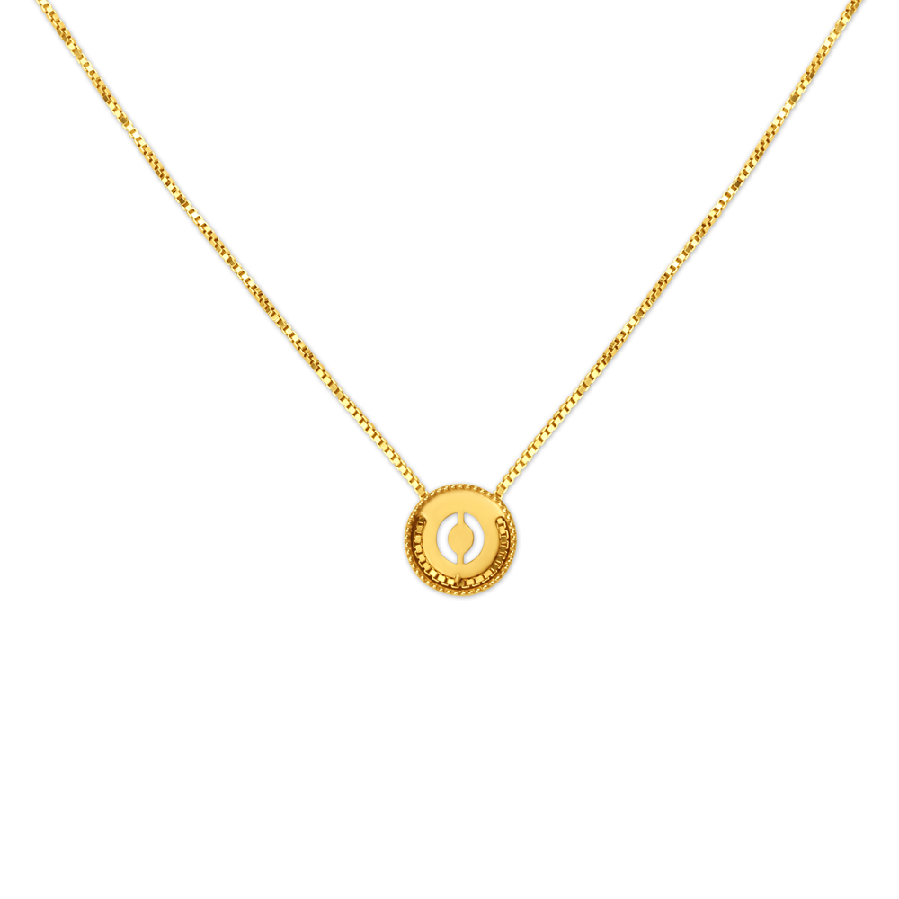 Letter sales locket gold