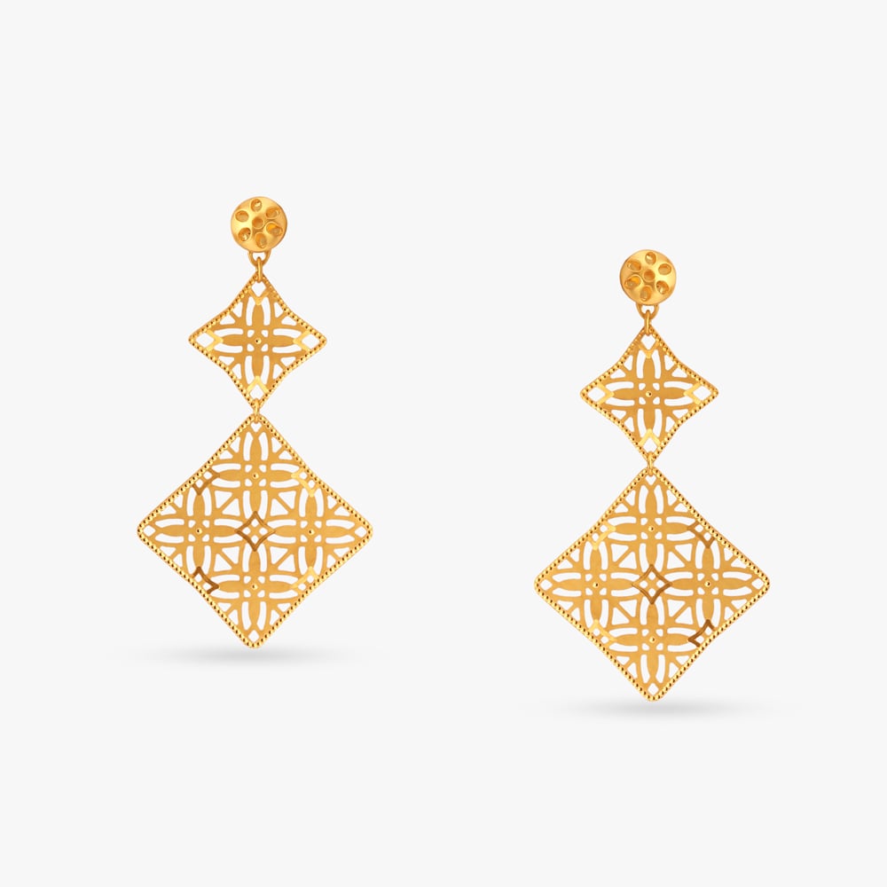 

Abstract Elegance Chandelier Earrings