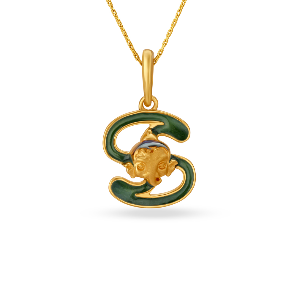 Tanishq alphabet deals pendants