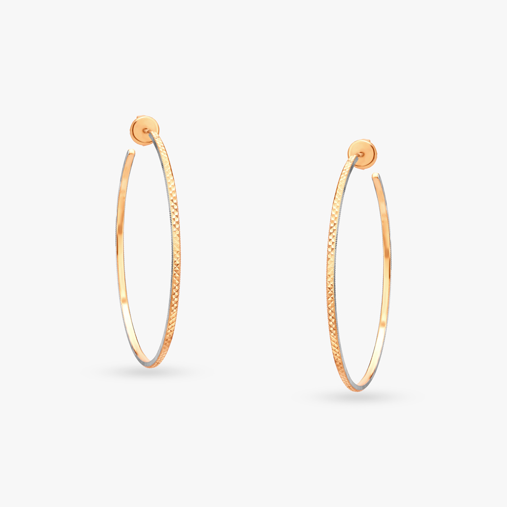 Simple & delicate fish hook earrings in 22ct Gold GER 106