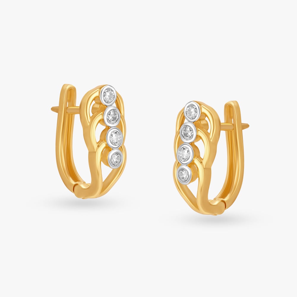 

Glamorous Allure Hoop Earrings