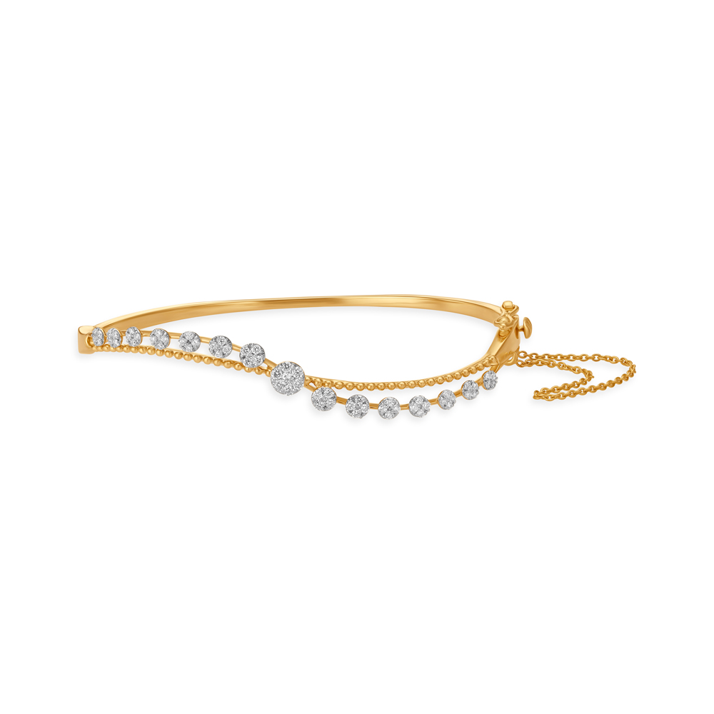 

Classic Crossover Diamond Bangle