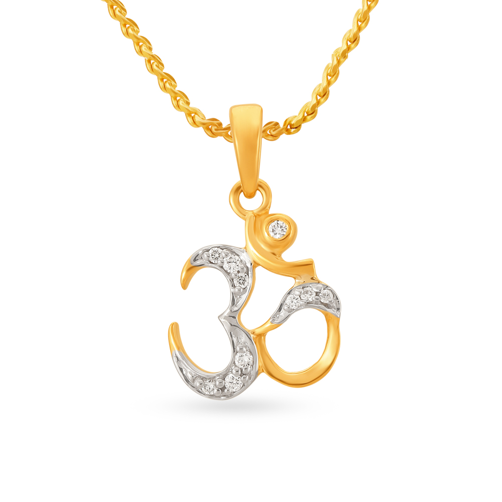 Om pendant clearance designs in diamond