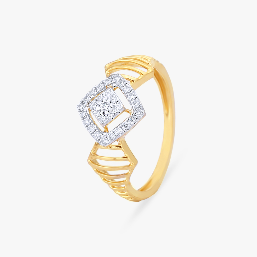 

Vintage Diamond Finger Ring